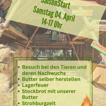 Saisonstart auf dem Kriegerhof